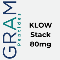 KLOW Stack Peptide — BPC-157, GHK-Cu, TB-500, and KPV blend for recovery, inflammation reduction, and skin health.